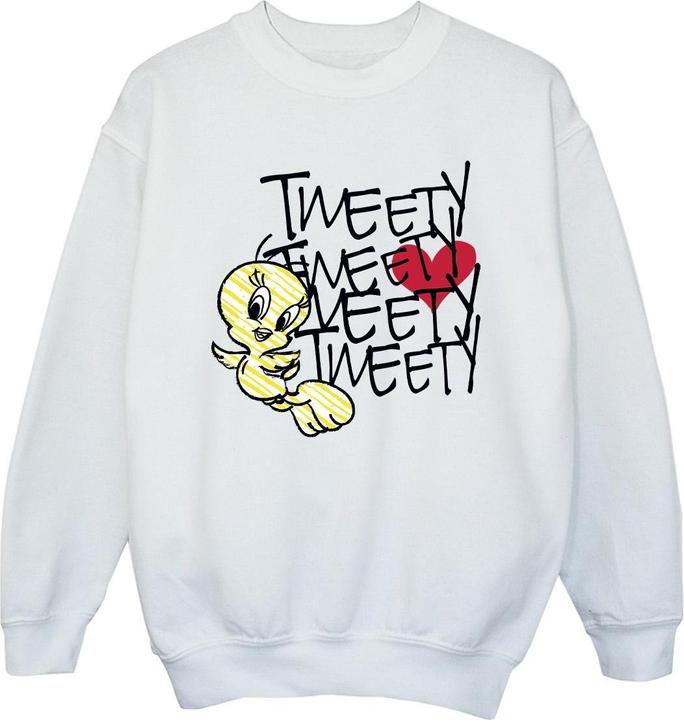 Immagine prodotto Looney Tunes Tweety Love Heart Felpa Ragazze (152, 158)