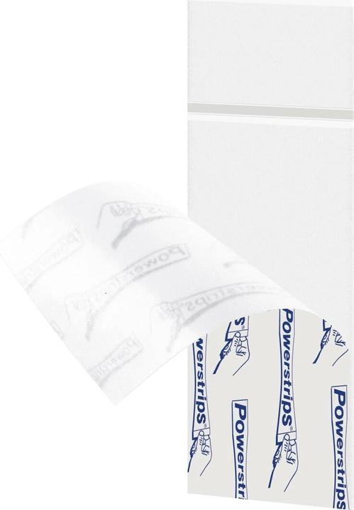 Actual product image tesa Powerstrips für Glas, transparente Klebestreifen