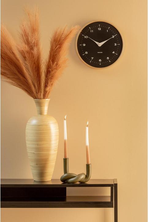 Actual product image Karlsson Osado Dome wall clock 30 cm, black (30 cm)