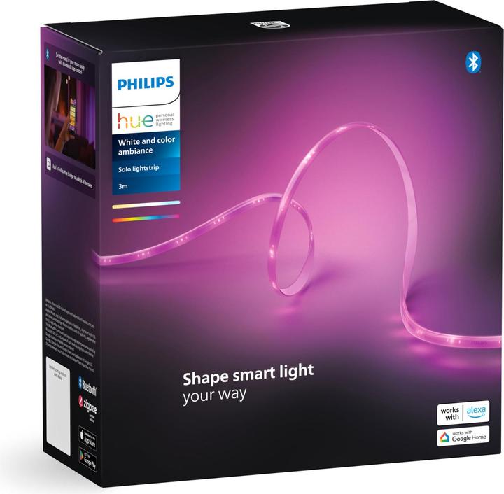 Produktbild Philips Hue Lightstrip Solo (RGBW, 300 cm, Indoor)
