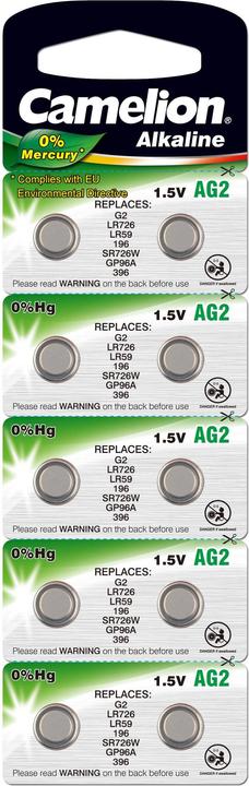 Immagine prodotto Camelion AG4, LR66, LR626, 377 Alcalina (10 pz., SR66, 20 mAh)
