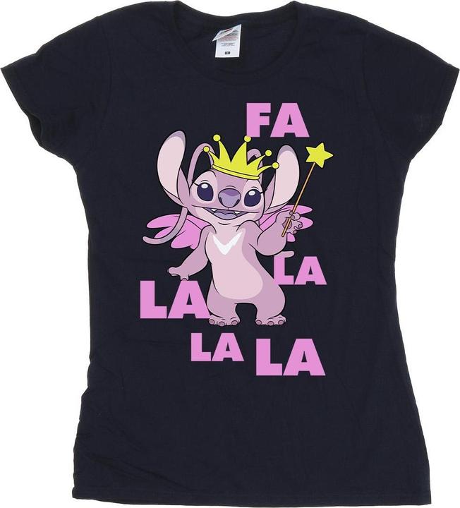 Image du produit Disney - T-shirt LILO & STITCH ANGEL FA LA LA - Femme (XL)