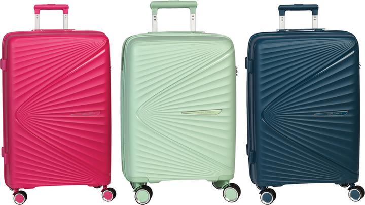 Actual product image Worldpack Trolley Vegas 3 pezzi (71 l, Hand luggage (up to 50 litres), M (50 - 90l), L (90 - 115l))