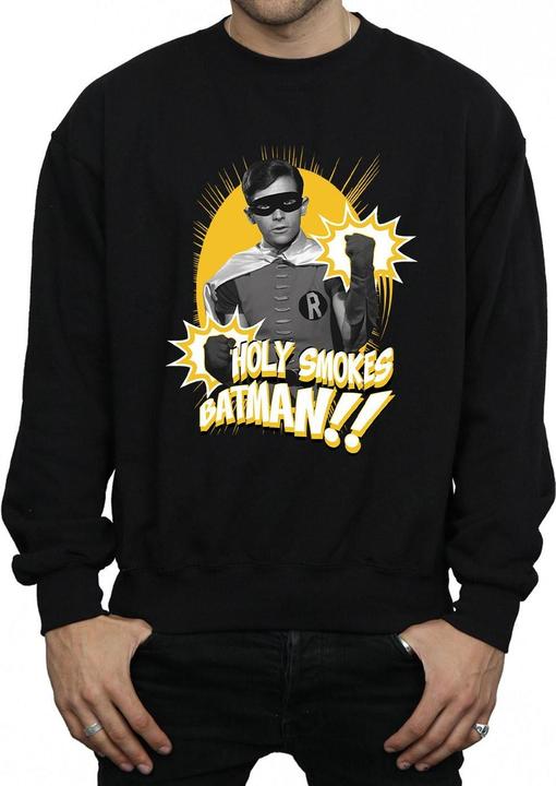 Immagine prodotto Batman TV Series Robin Holy Smokes Felpa Uomo (3XL)