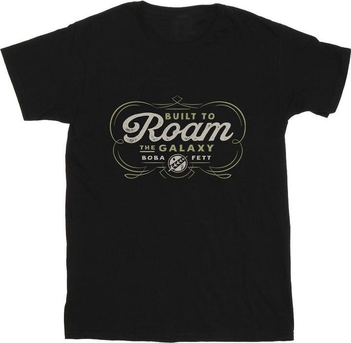 Actual product image Star Wars Mens The Book Of Boba Fett Built To Roam T-Shirt (L)