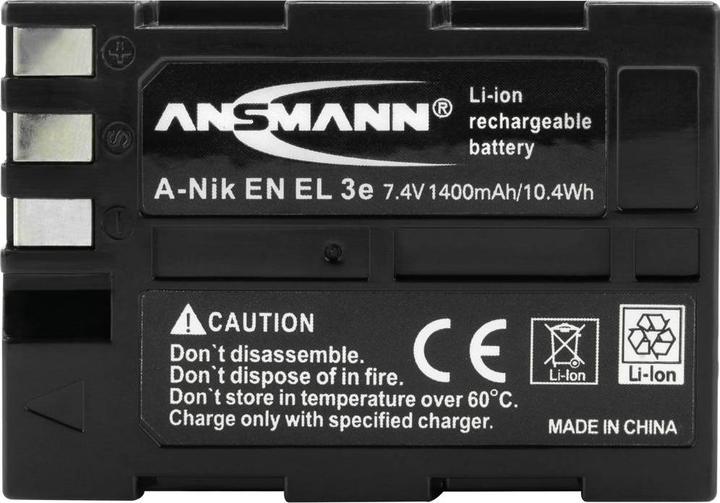 Immagine prodotto Ansmann Batteria Nikon EN-EL3e (Accumulatore di carica elettrica)