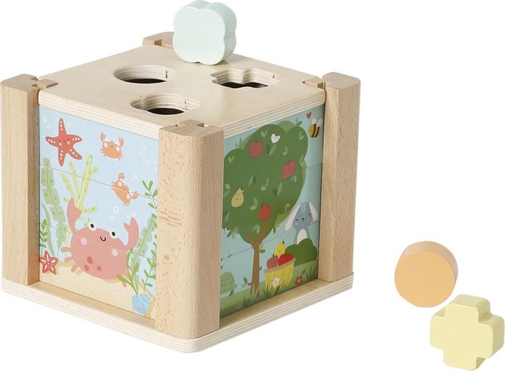 Image du produit Vertbaudet Cube d'activités pour bébés Bois FSC