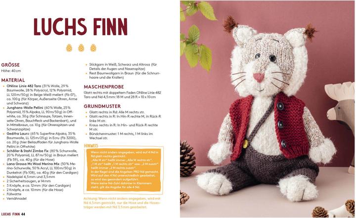 Produktbild Hej. Kuscheltiere stricken (Deutsch, Marina Hammerle-Niesporek, 2022)