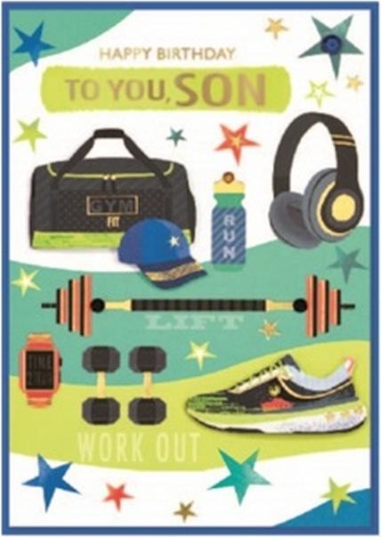 Produktbild Simon Elvin Grusskarte To You Son Happy Birthday 6erPack Karton (6 Stk.)