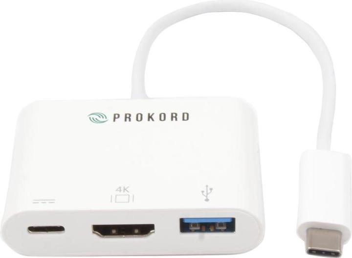 Prokord USB-C ADAPTER HDMI 4K + USB3.0
