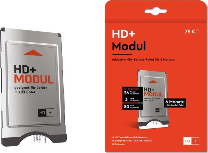 Produktbild HD+ Modul 1.3 inkl. HD Karte 6 Monate (Viaccess, CI Modul, Smartcard)