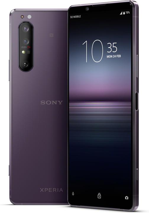 Sony Xperia 1 II (256 GB, Purple, 6.50", Single SIM, 12 Mpx, 5G)