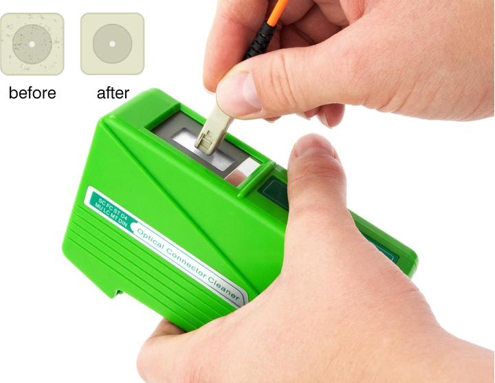 Produktbild Delock LWL Reinigungskassette für Steckverbinder mit 1,25 und 2,50 mm Hülse