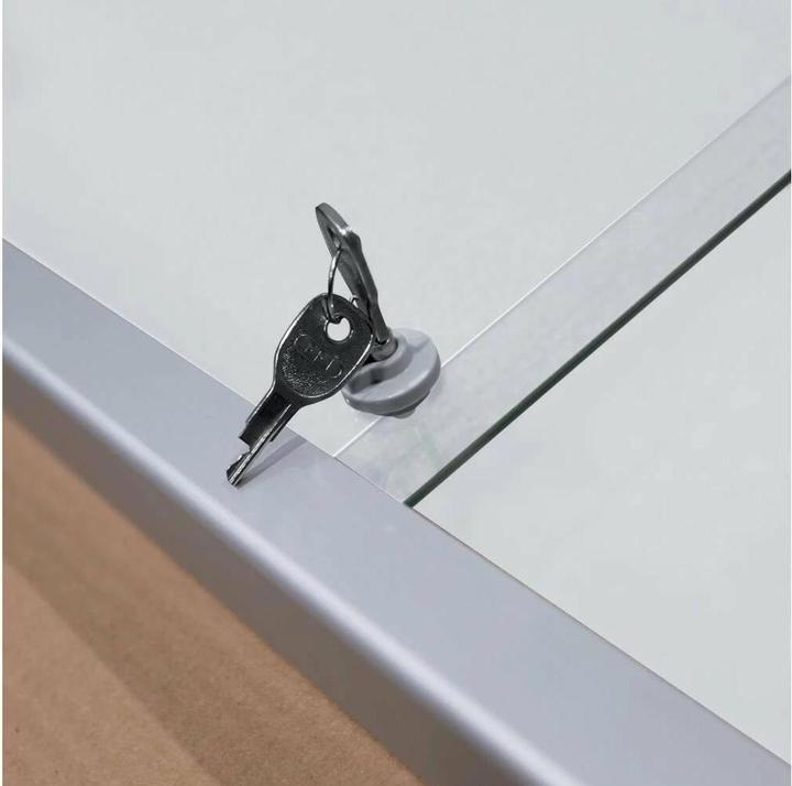 Produktbild Franken Schaukasten PRO SK6115 Schiebetür für 15x DIN A4 Aluminium
