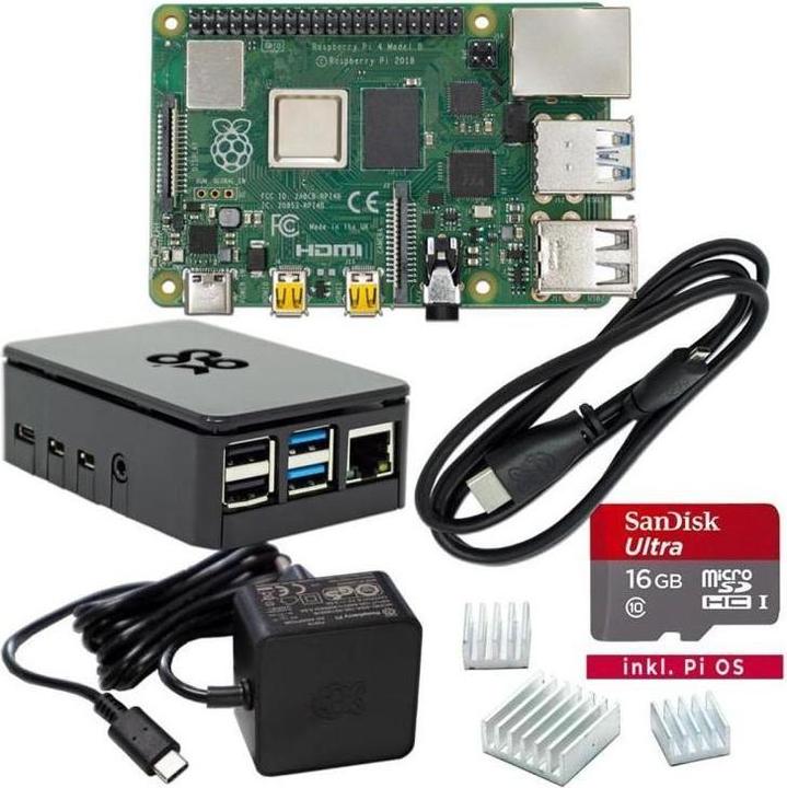 Actual product image Raspberry Pi EB43644 - 4 4GB Standard Bundle
