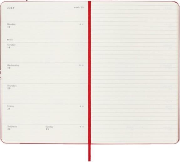 Actual product image Moleskine Daily (9 x 14 cm, Hardcover, English)
