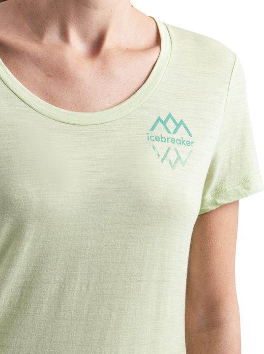 Immagine prodotto Icebreaker Donna Merino 150 Tech Lite III SS Scoop Tee Logo Reflections (L)