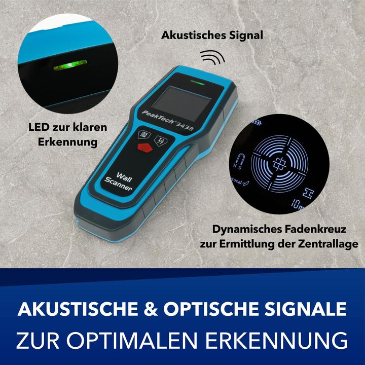 Produktbild Peaktech P 3433 Digitaler Wandscanner