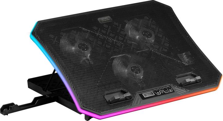 Immagine prodotto Mars Gaming MNBC6, Base di raffreddamento + supporto XL 19"" ARGB, 3 ventole, supporto mobile