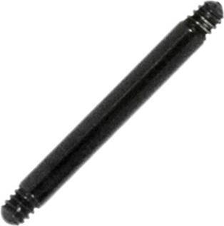 Bijouteria 1.2mm Piercingstab (Chirurgenstahl 316L, PVD Beschichtung (schwarz))