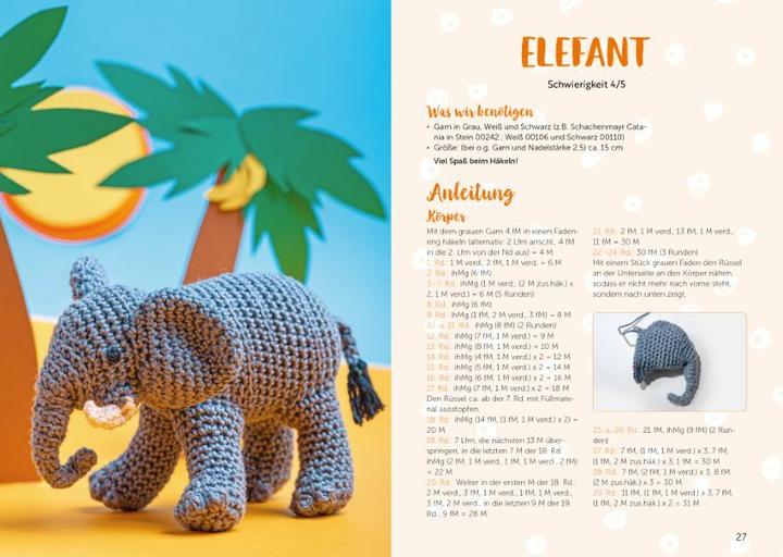Immagine prodotto Amigurumi Wildtiere häkeln (Tedesco, Sonja Herberhold, 2023)