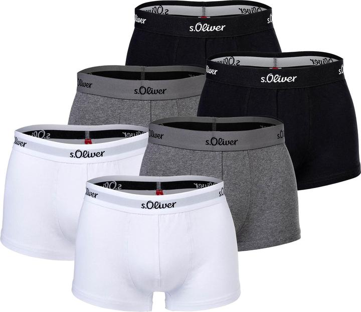 Immagine prodotto S.Oliver Boxer casual elasticizzati (M, confezione da 6)