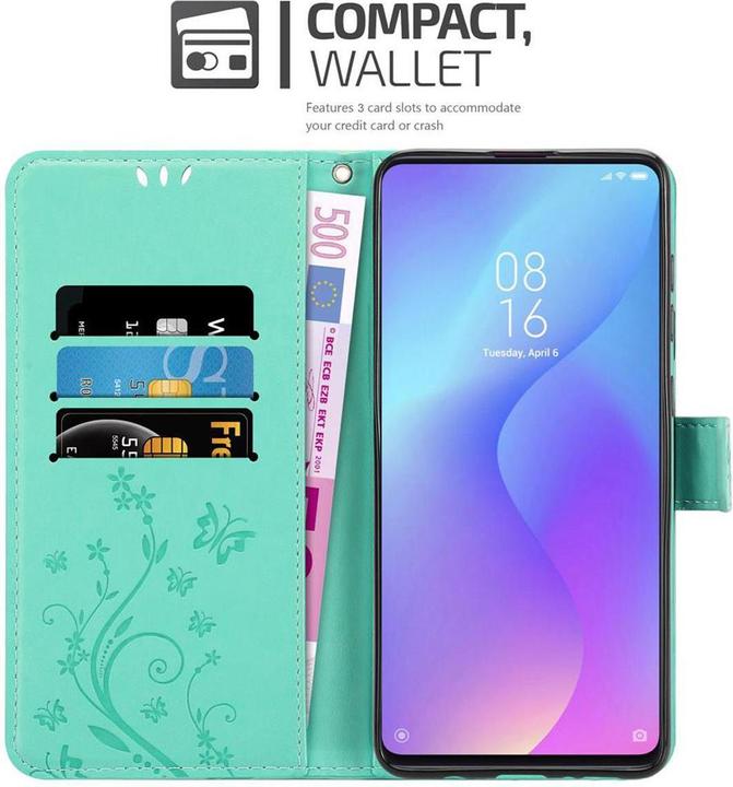Actual product image Cadorabo Flower Book Cover (Xiaomi Redmi K20)