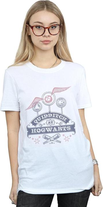 Produktbild Quidditch At Hogwarts Boyfriend Fit TShirt (M)