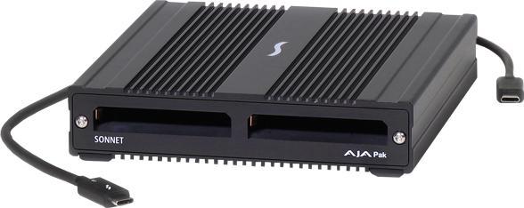 Produktbild Sonnet SF3 Series - AJA Pak Media Thunderbolt Pro Card Reader (Thunderbolt 3)