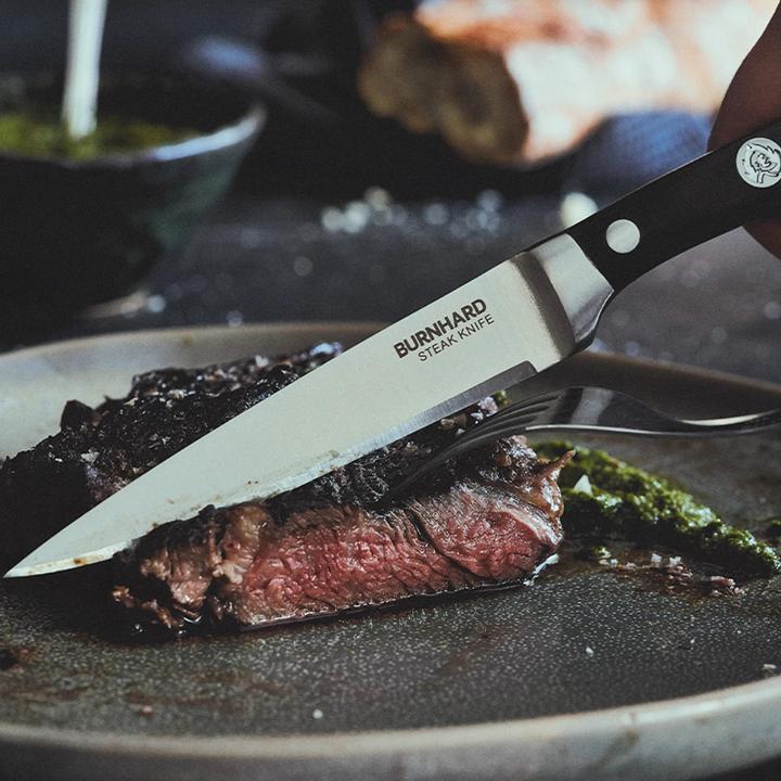 Produktbild Burnhard Steak- & Küchenmesser Set mit Pakka-Holzgriff (4 Stück, Messer)