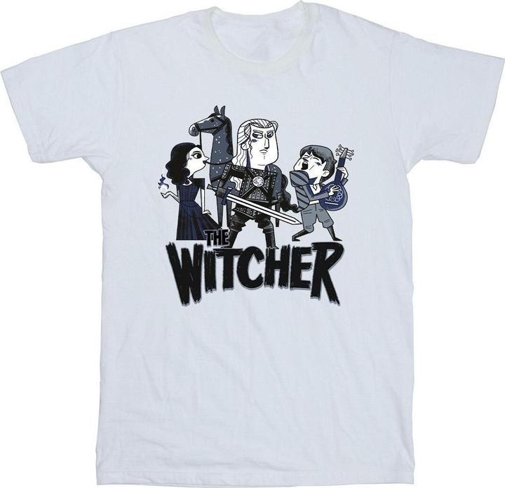 Netflix The Witcher Team Illustrated TShirt