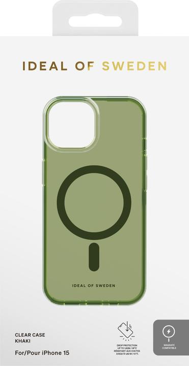 Produktbild iDeal Of Sweden Magsafe Designer Hard-Cover Khaki (Apple iPhone 15)