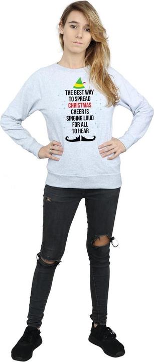 Produktbild Elf Christmas Cheer Text Sweatshirt (XL)