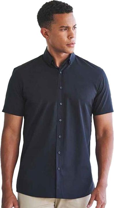 Actual product image Henbury Mens Cotton Feel CoolPlus Short-Sleeved Shirt (S)