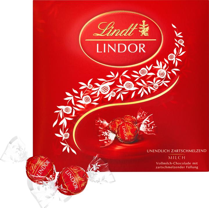 Immagine prodotto Lindt Confezione Regalo Di Latte Lindor 187g (217 g)