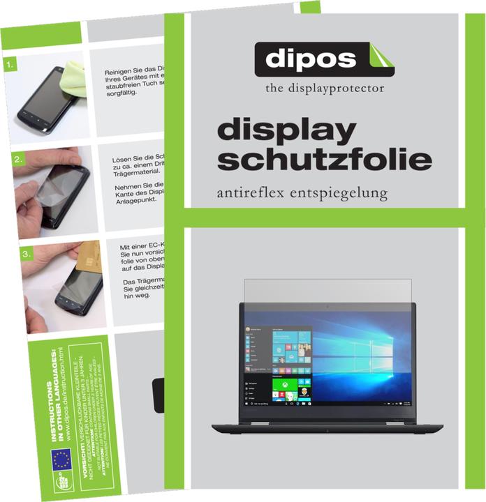 Produktbild Dipos Displayschutzfolie Antireflex (2 Stück, Lenovo ThinkPad Yoga 370)