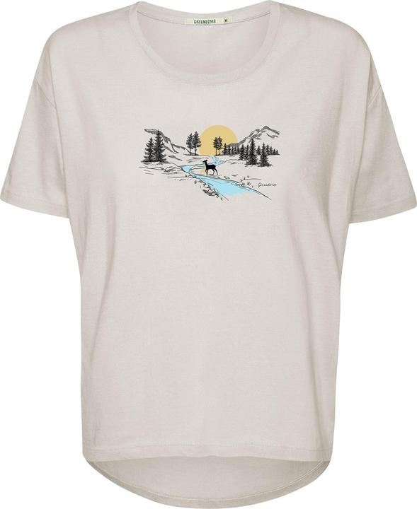 Produktbild Greenbomb Women's Nature Deer River Feel T-Shirt (L)