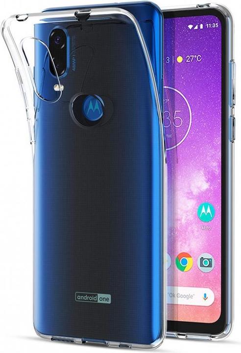 Produktbild Screenguard Motorola One Vision Flexible TPU Clear Case (Motorola One Vision)