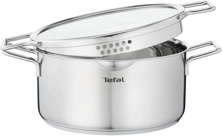 Actual product image Tefal Nordica Stewpot 20 cm (20 cm, Pot, Stainless steel)