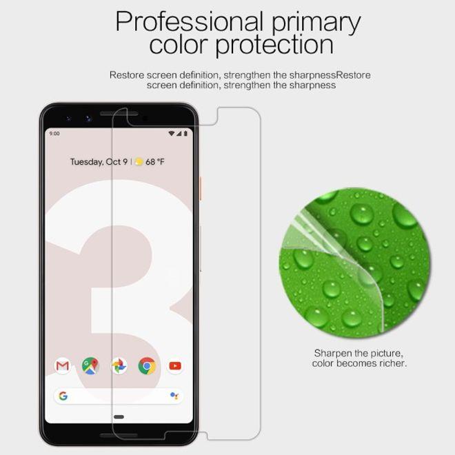 Actual product image Nillkin Super Clear Series Protective Film (1 Piece, Google Pixel 3)