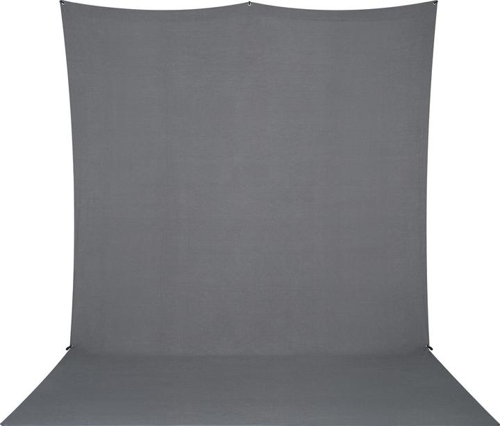 Actual product image Westcott X-Drop Pro - Neutral Gray (8' x 13') Wrinkle-Resistant Backdrop Kit, 2.4x4 m (240 cm, 400 cm)