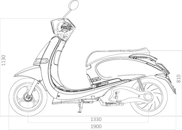 Produktbild ecoro Syra 45 (45 km/h, 2400 W)