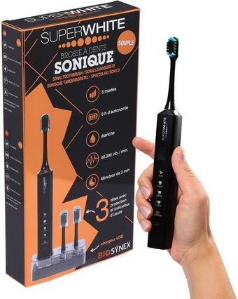 Actual product image Superwhite Sonic toothbrush black (Sonic toothbrush)