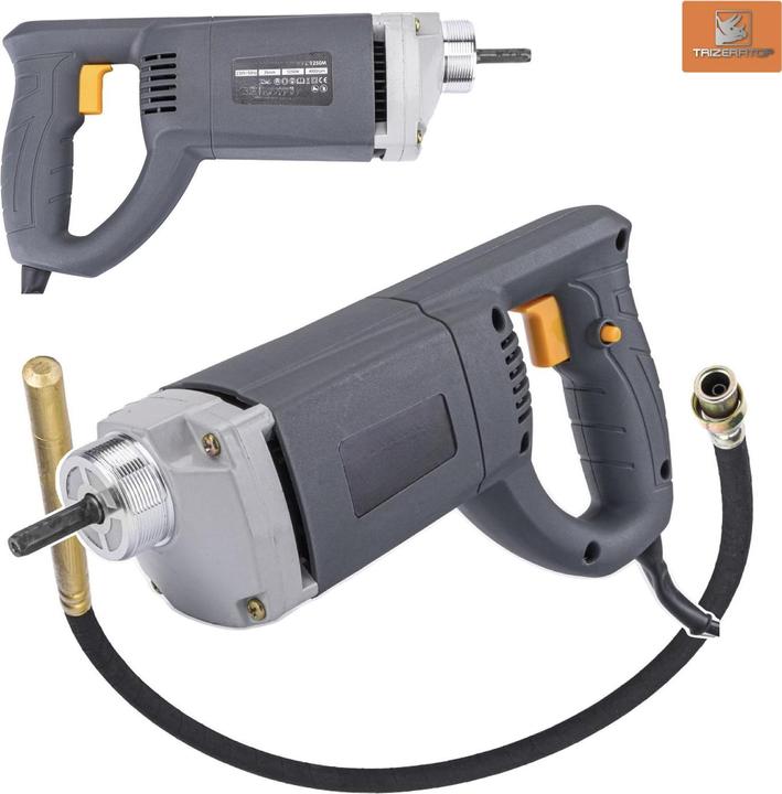 Image du produit GEKO Vibrateur interne pour béton, 850W, 13000/min, vibrateur pour béton + bouteille vibrante 2m
