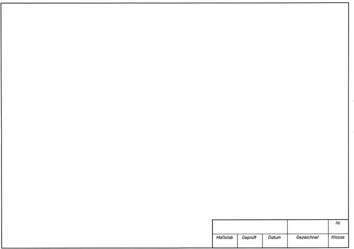Actual product image Folia Worksheets technical drawing, A3, 5 sheets (120 g/m², 5 x)