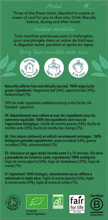 Image du produit Pukka Trois menthes bio (73 g)