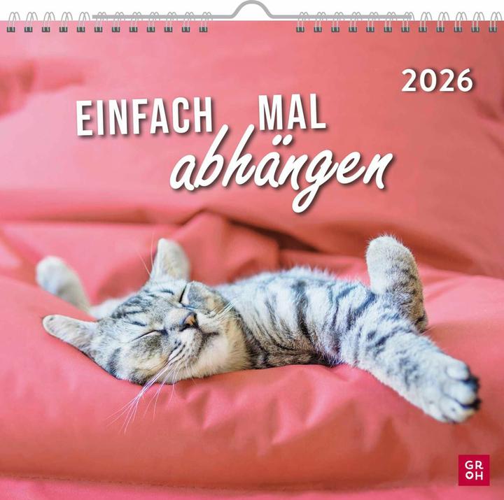 Wandkalender 2026: Einfach mal abhängen (Deutsch)