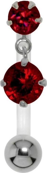 Rot, Silber, Transparent