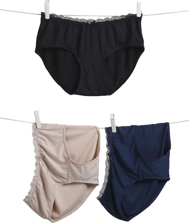 Vertbaudet 3er-Pack Umstands-Slips aus Bambusviskose