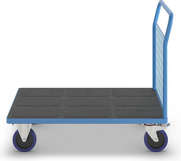 Produktbild eurokraft pro Plattformwagen mit Gitterwänden (500 kg)